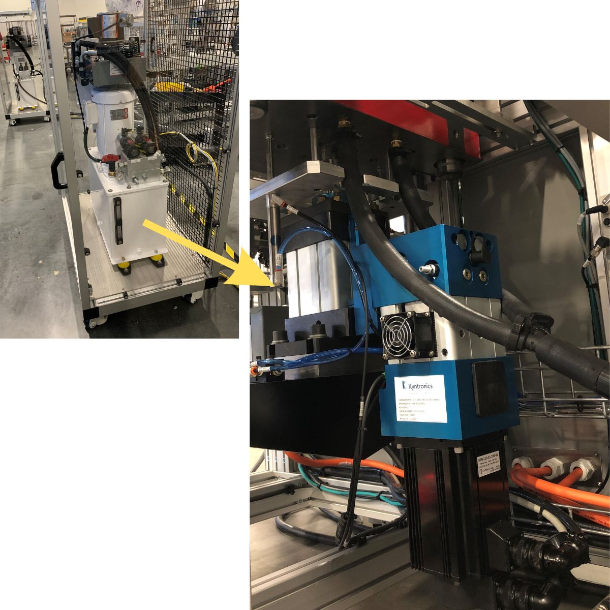 Before and After Blister Pack Machine & Die Cut Station Press