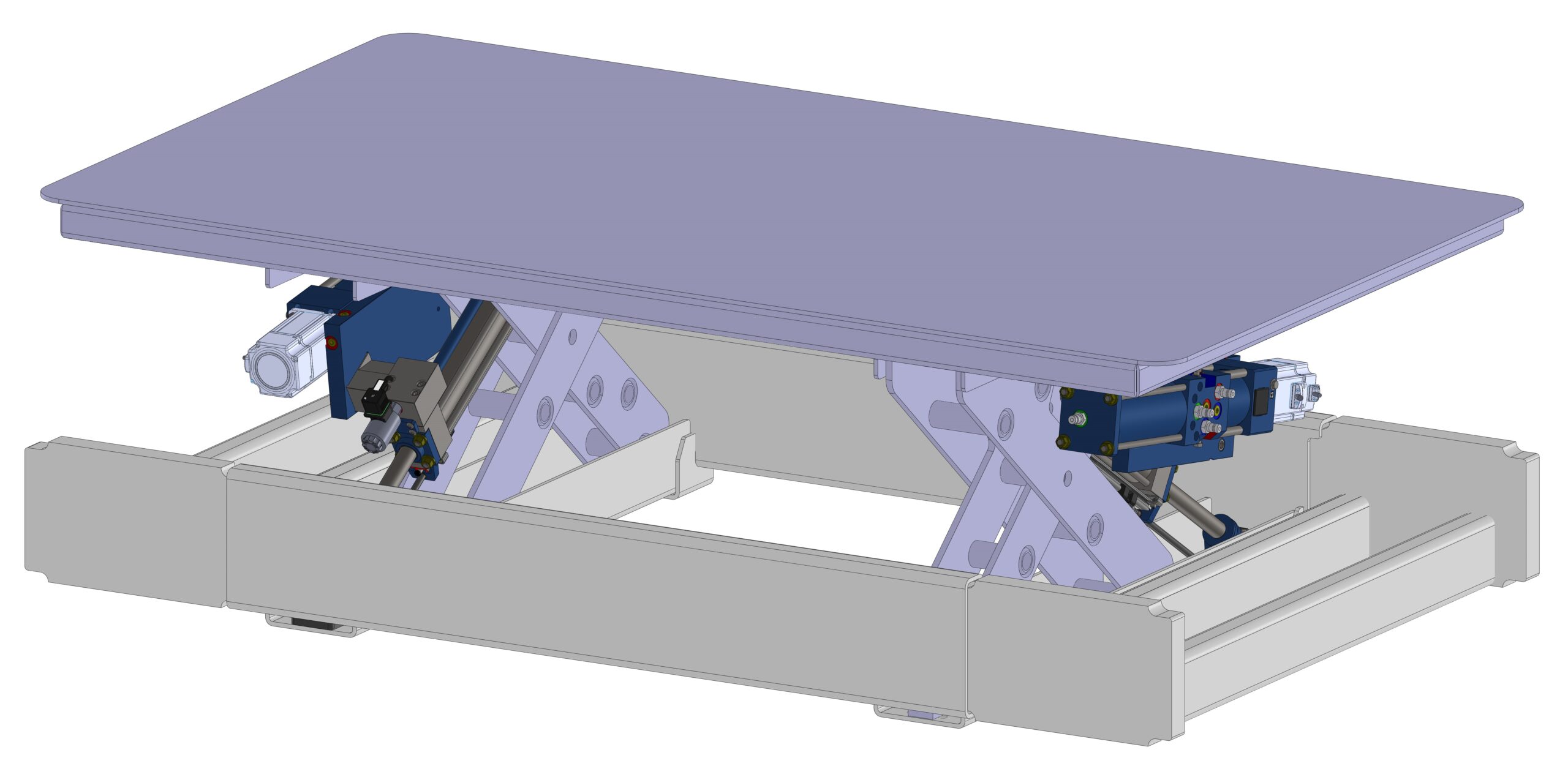 Diagram of AGV Material Conveyance Handling
