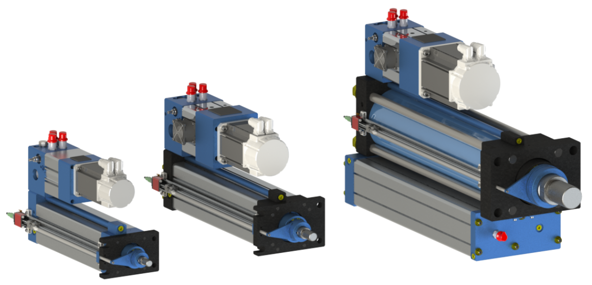 hybrid linear actuator sizes