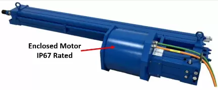 IP67 SMART Electro Hydraulic Actuator Food Processing Facility