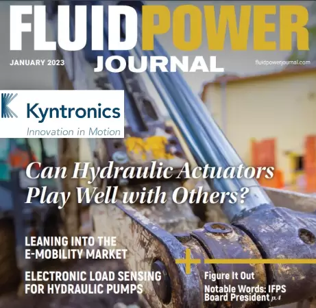 Kyntronics’ in Fluid Power Journal Article