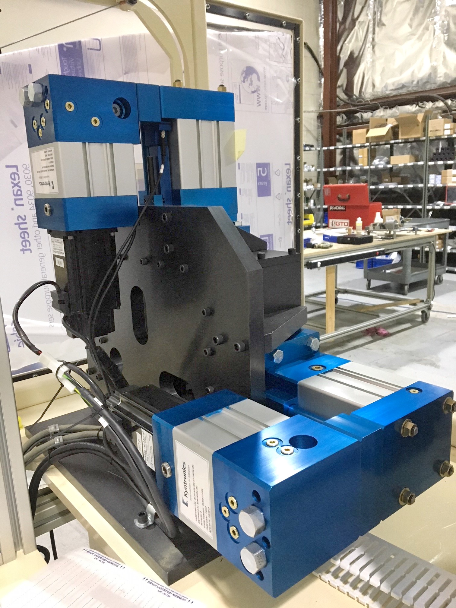 GAS METER LEAK TEST: SYNCHRONIZED HYBRID ACTUATORS ENSURE PRECISE CLAMP FORCE FOR PRESSURE TESTING GAS METERS