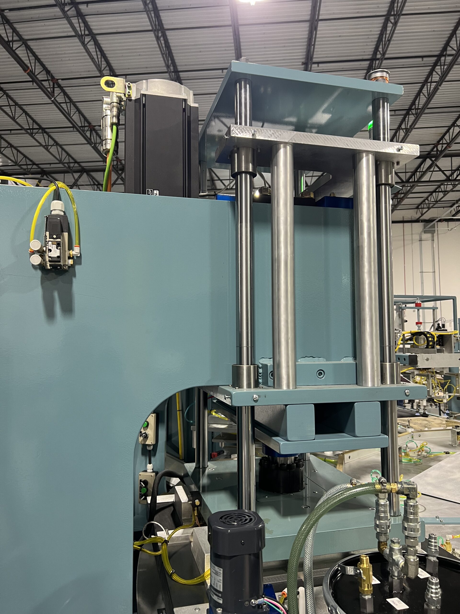 THERMAL WELDING PRESS: PRECISE FORCE AND DWELL HOLD CONTROL FOR MEDICAL DEVICE COMPRESSION WELDING