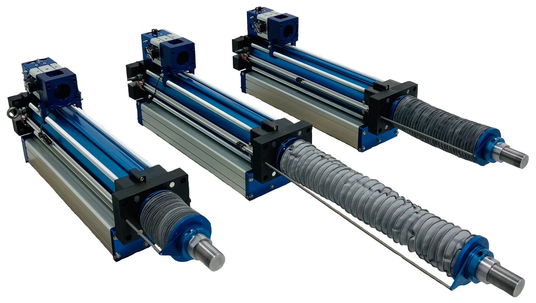 Three actuators for Axle Welding & Assembly Press