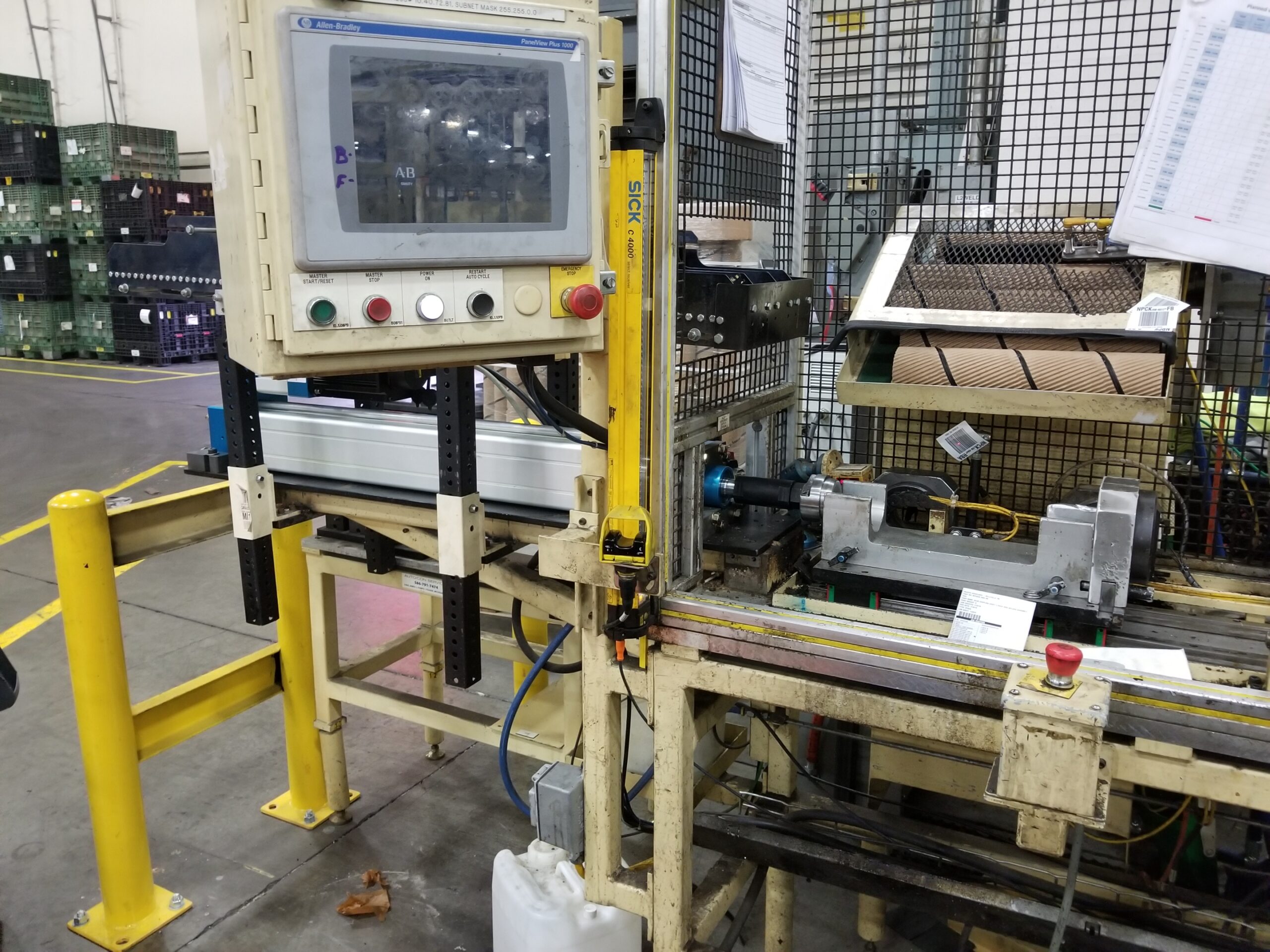 Truck Axle Damper Assembly Press Example