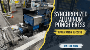 Synchronized Aluminum Punch Press Application Video Thumbnail